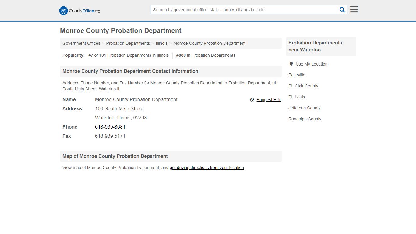 Monroe County Probation Department